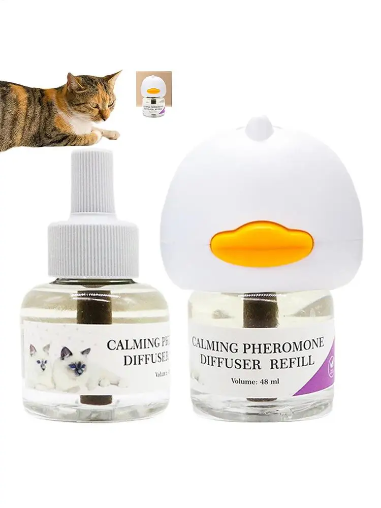 Pheromone Diffuser for Cats Cat Pheromone Plug-In Relaxants Start Kit 30-Day Refill Calming Spray for Calm Relaxing Home EU/UK - Image 6