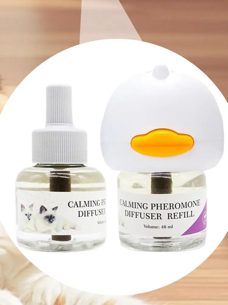Pheromone Diffuser for Cats Cat Pheromone Plug-In Relaxants Start Kit 30-Day Refill Calming Spray for Calm Relaxing Home EU/UK - Image 4