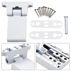 Plastic Steel Heavy-duty Door Hinge Doors Casement Flag Hinge High Security Left Right Can Be Used Three-hole Adjustable