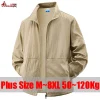 Plus Size 7XL 8XL Summer SunSkin Cycling Jacket Men Outdoor Gym Running Coat Men Sports Sunscreen Hiking Fishing Camping Jacket