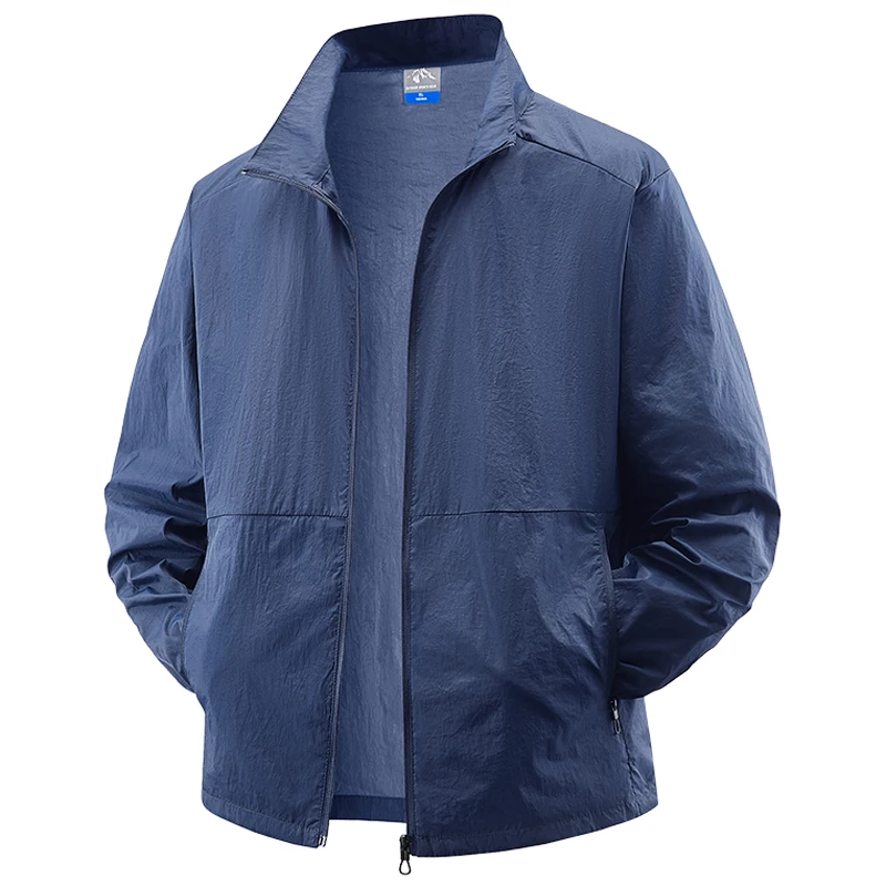 Plus Size 7XL 8XL Summer SunSkin Cycling Jacket Men Outdoor Gym Running Coat Men Sports Sunscreen Hiking Fishing Camping Jacket - Image 4