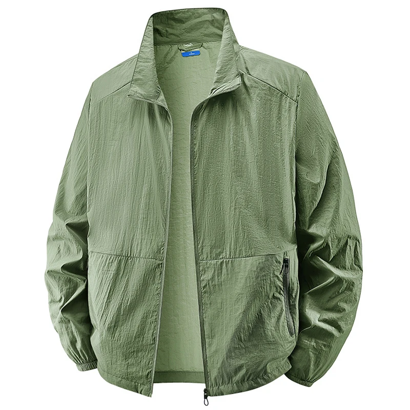 Plus Size 7XL 8XL Summer SunSkin Cycling Jacket Men Outdoor Gym Running Coat Men Sports Sunscreen Hiking Fishing Camping Jacket - Image 3