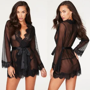 Porno Sexy Lingerie Woman Erotic Lace Sex Clothes Babydoll Erotic Transparent Dress Black Sexy Lingerie Pajamas Hot Dress
