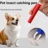 Portable Pet Groom Auxiliary Tools Mini Mite Tick Remover Tweezers for Dog Cat Flea Eliminate GPJYP03