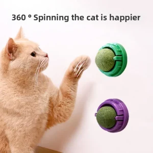 Premium Cat Toys with Catnip Active Mint Dental Sensory Sticks Self Pet Bed Ball Grinding for Indoor Cats