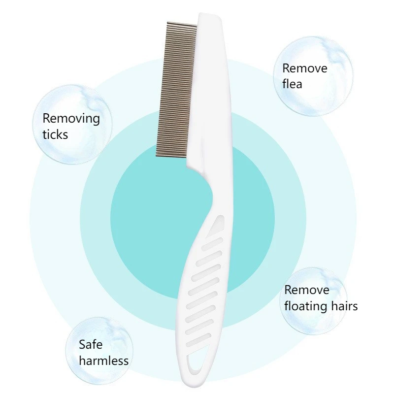 Professional Flea Comb for Dogs and Cats, Effective Grooming Tool for Removing Fleas and Ticks - Image 2