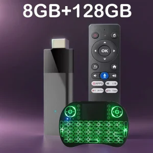 Q12 8GB 128GB Smart TV Stick Android 16 Ram 4GB 8GB Rom 64GB 128GB Allwinner H313 Bluetooth 6.0 Google Assistant 8K Video TV Box