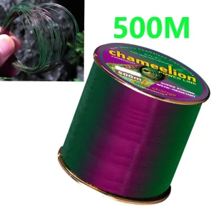 REDTOMATO 500m/1000m Color Changing Chameleon Line Fluorocarbon Coat Monofilament Nylon Carp Wire Leader Line Fishing Equipment
