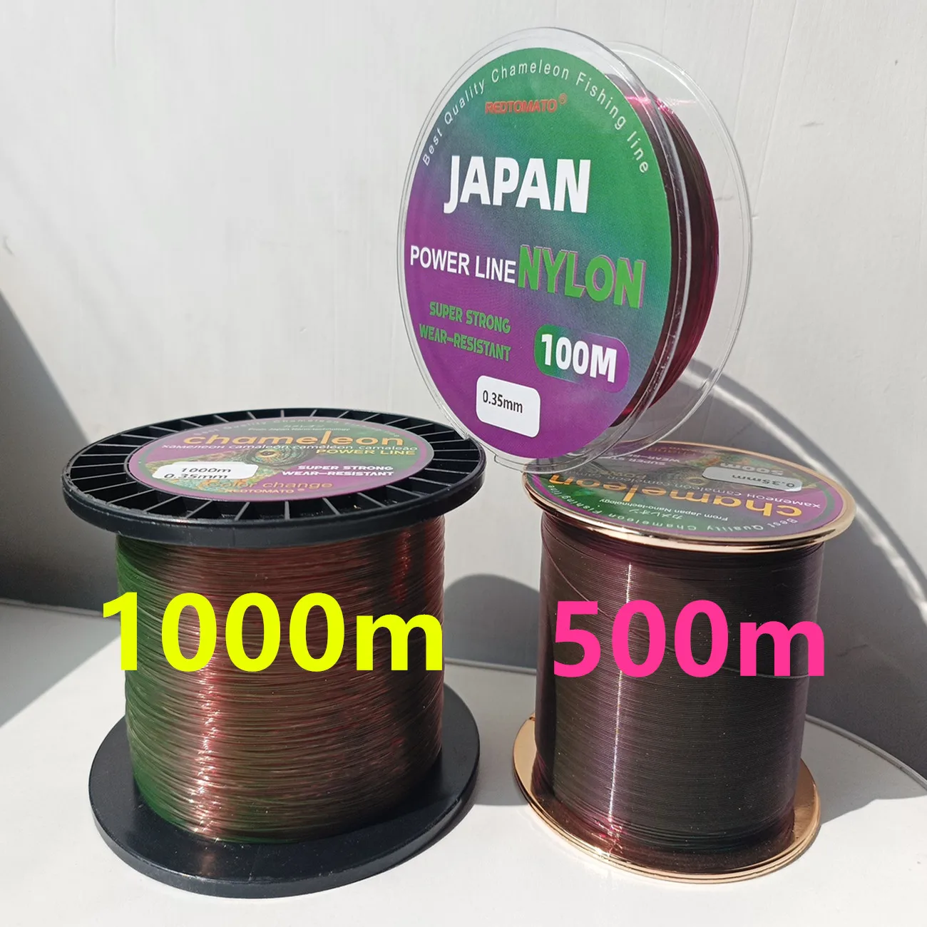 REDTOMATO 500m/1000m Color Changing Chameleon Line Fluorocarbon Coat Monofilament Nylon Carp Wire Leader Line Fishing Equipment - Image 6