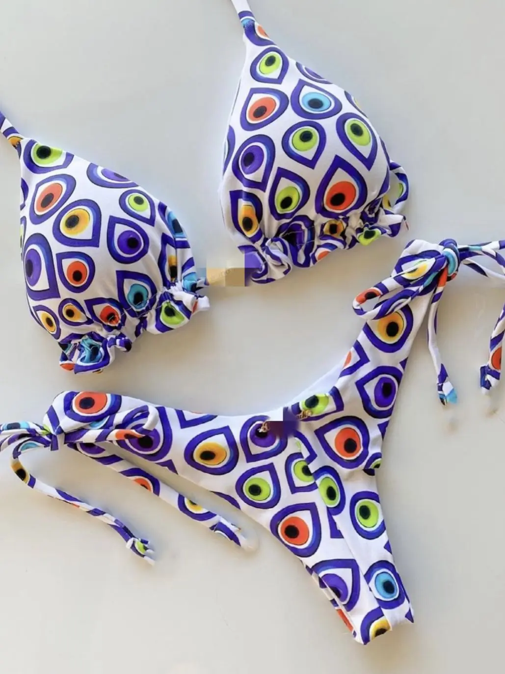 RUOTONGSEPT 2022 New Sport Swimwear Female Push Up Bikinis Sexy Bandage Women Swimsuit Print Two-Piece Bathing Suit Beach Wear - Image 5