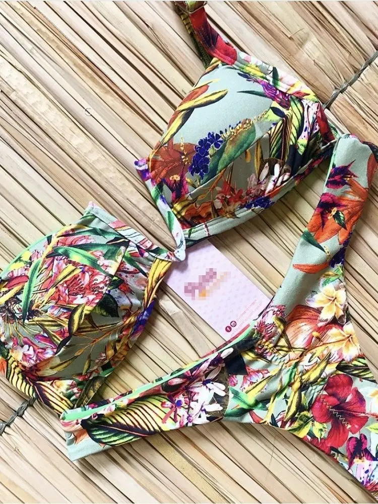 RUOTONGSEPT 2023 Striped Bikini Set Knotted Swimsuit Women Biquinis Beach Sexy Thong Swimwear Bandage Brazilian Mirco Bikinis - Image 5