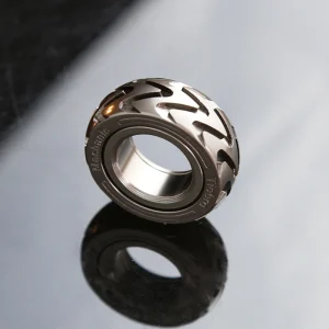 Ratchet Wheel Fidget Ring Fidget Slider Adult EDC Metal Fidget Toys ADHD Hand Spinner Stress Relief Toys Office Toy Adult Gift