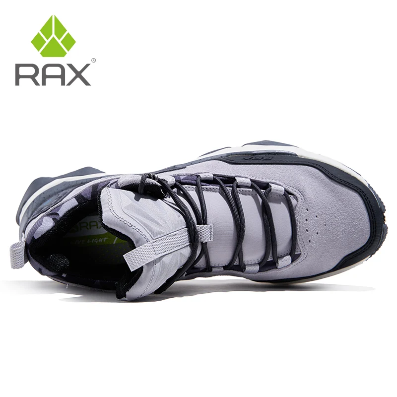 Rax Hiking Shoes Men Waterproof Trekking Shoes Lightweight Breathable Outdoor Sports Sneakers for Men Climbing Leather Shoes - Image 4