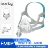 Resoxy CPAP Mask Full Face Mask Auto CPAP APAP BIPAP Anti Snoring Sleep Apnea Sleep Aiding Nasal Full Face Respirator Mask