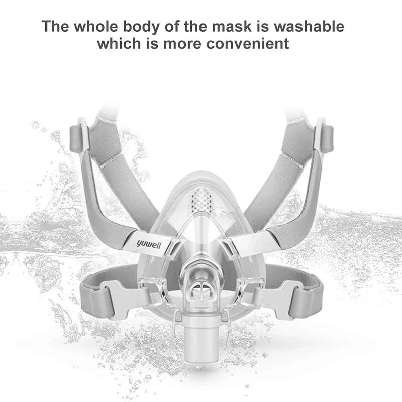 Resoxy Full Face CPAP Masks Helps Sleep Apnea Anti Snoring With Nose Pad For Auto CPAP APAP BIPAP Medical Equipment Accessories - Image 4