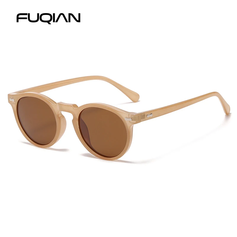 Retro Round Sunglasses Men Women Fashion Small Polarized Sun Glasses For Male Female Literary Vintage Shades Driving Eyeglasses - Image 4