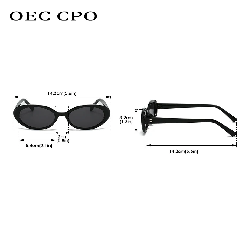 Retro Vintage Oval Sunglasses Woman 2024 Brand Designer Round Sun Glasses Men UV400 Punk Style Luxury Eyewear Female Oculus - Image 6