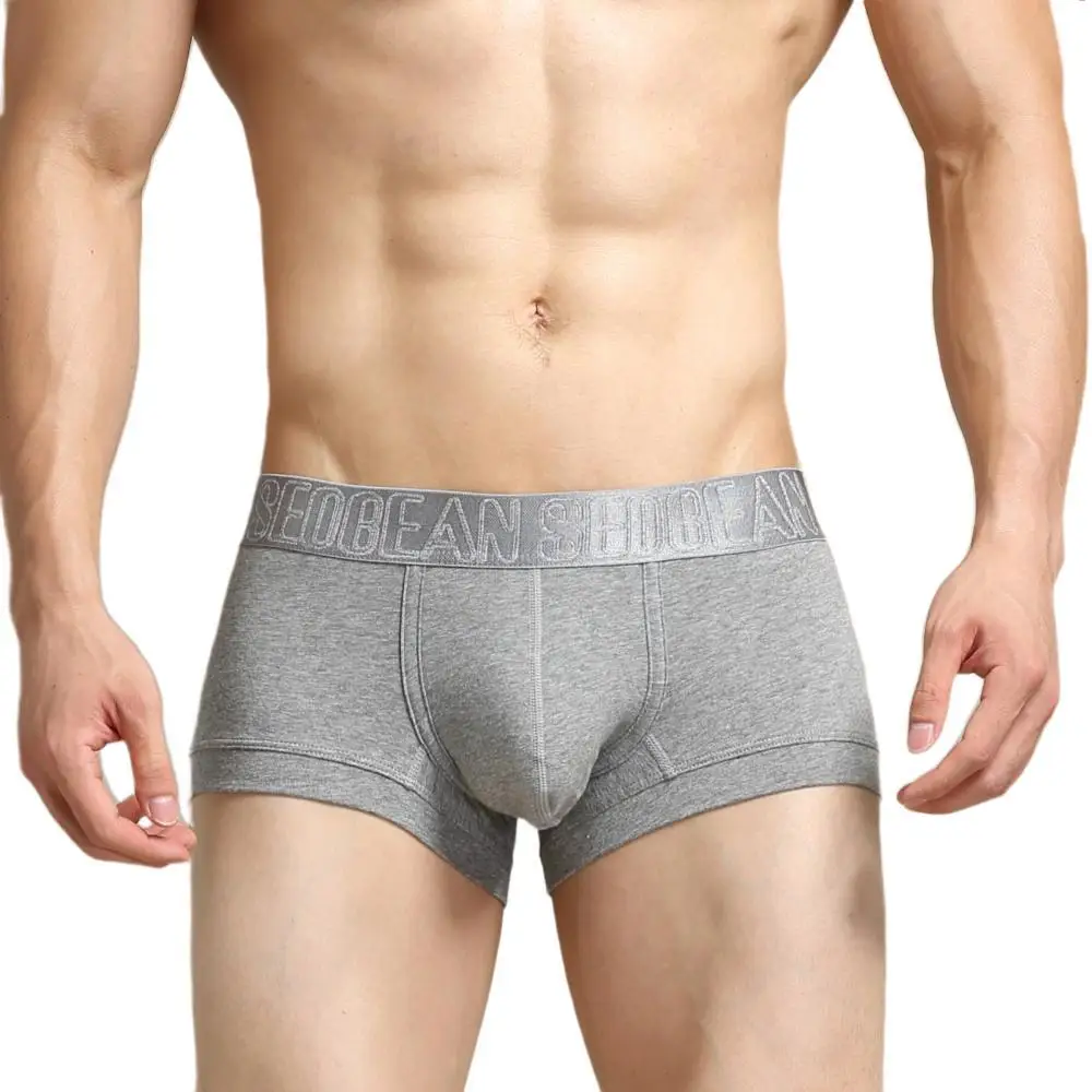 SEOBEAN Brand Men's Boxers Panties Cotton Men Underwear Boxer Shorts Sexy Men Boxer Briefs Solid Color Underpants Boxer For Man - Image 6