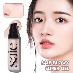 Saie Glowy Super Gel Highlighter Starglow Natural Stereoscopic Facial Makeup Liquid Blush Enhances Natural Luster Soft Makeup