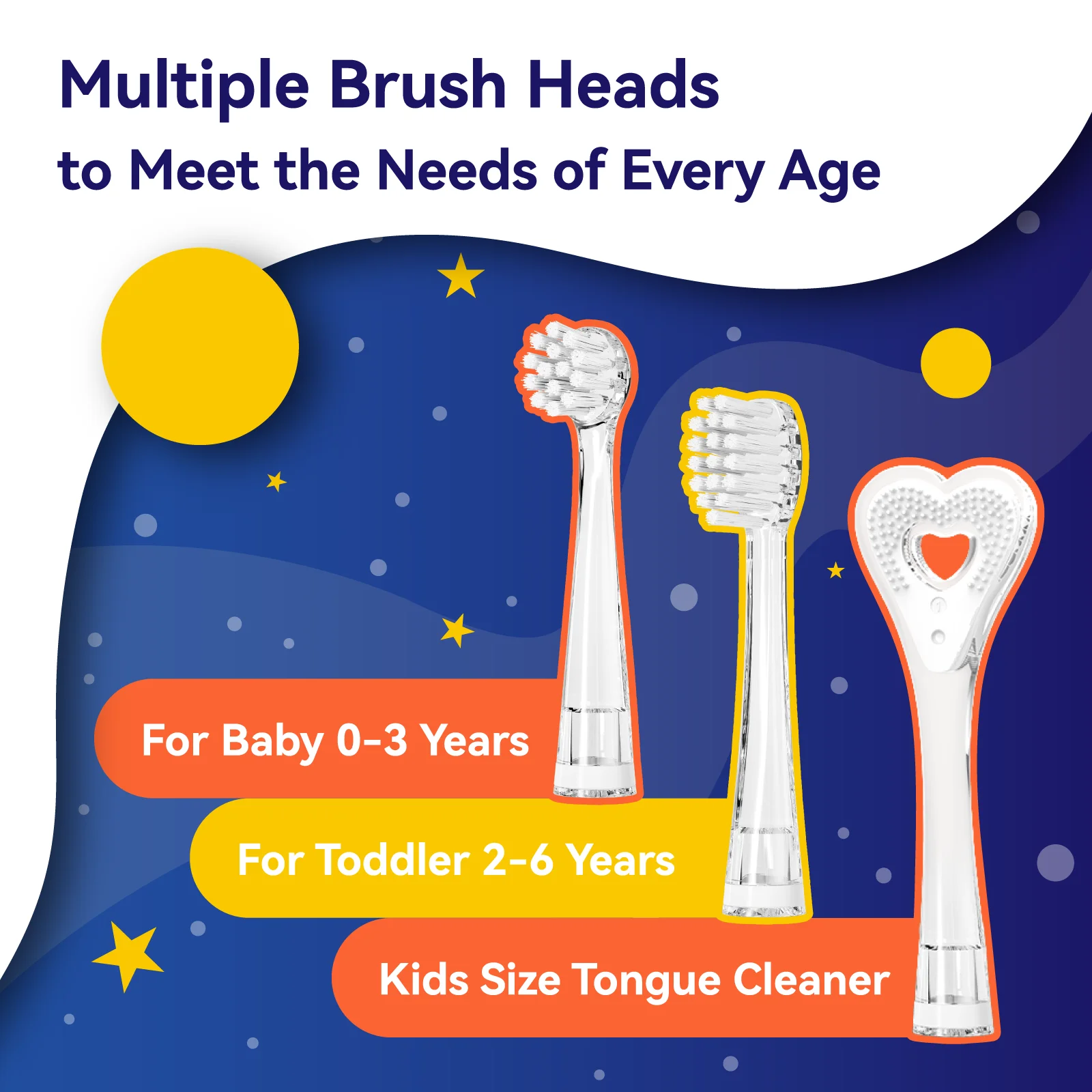 Seago Kids Electric Toothbrush with Sticker LED Colorful/Observing Light 3 Modes Smart Timer Waterproof Teeth Clean for Child - Image 5