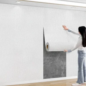 Self-Adhesive 3D Linen Foam Wall Sticker PVC Moisture-proof Wallpaper for Living Room Bedroom Bathroom dormitory Home Decoration