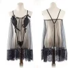 Sexy Lingerie Porno Sleepwear for Sex Women Babydoll Transparent Lace Dress Sleepwear Lingerie Sex Clothes Plus Size