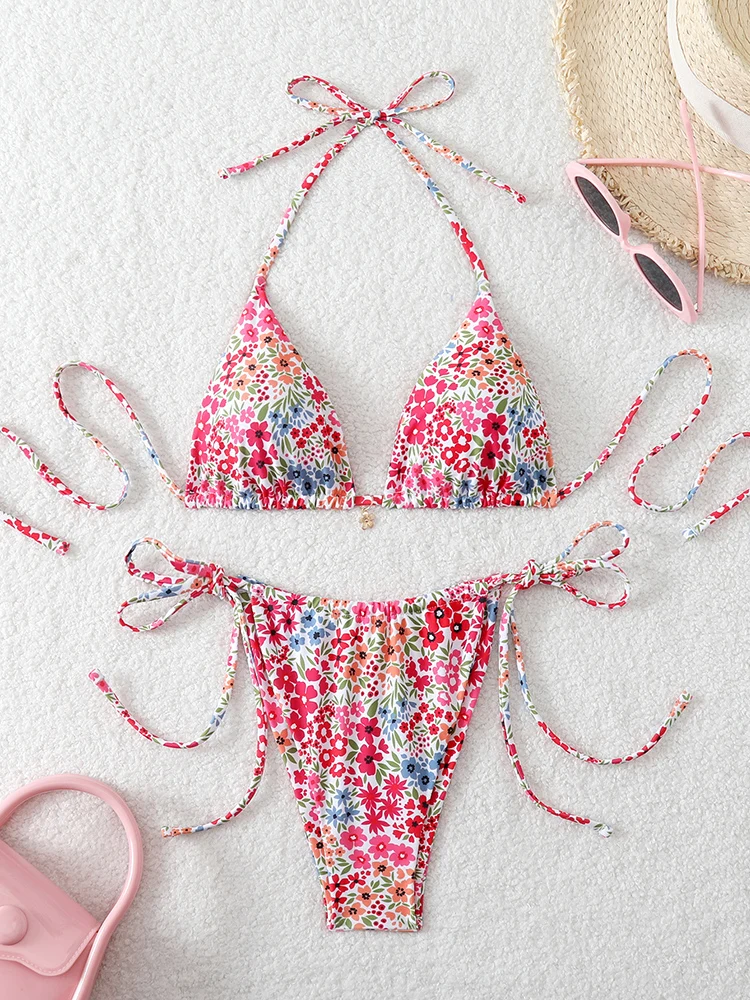 Sexy Micro Bikini Women Swimsuit 2025 Two-piece Thong Bikinis Sets Lace Up Beach Wear Female Swimwear for Woman Bathing Suits - Image 5