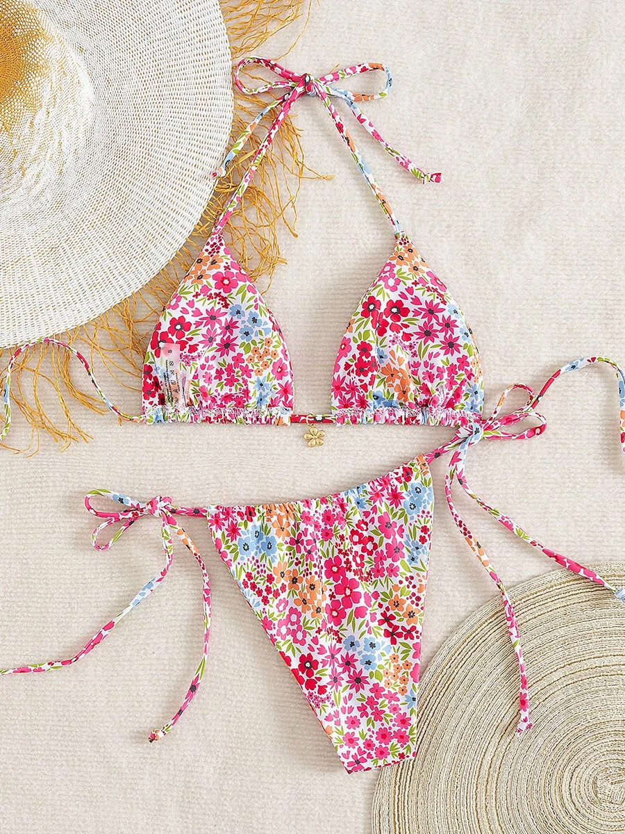 Sexy Micro Bikini Women Swimsuit 2025 Two-piece Thong Bikinis Sets Lace Up Beach Wear Female Swimwear for Woman Bathing Suits - Image 6