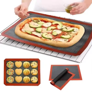 Silicone Baking Mat Sheet 30x40cm Reusable Baking Cookie Sheet Non-Stick Heat Resistant Baking Mat for Oven Grill Microwave