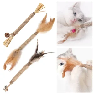 Silvervine Sticks Pet Cat Toys Natural Catnip Suit Safety Sisal Molar Toothpaste Branch Cleaning Teeth Cat Snacks Pet Supplies