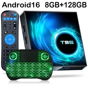 Smart TV Box 2026 T95 Plus HD 6K Android 16 Allwinner H616 4GB 64GB 128GB Dual Wifi Media Player PK X96Max Plus H96 Set Top Box