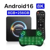 Smart TV Box Android 16 2026 X66 8K RK3528 Media Player Support Dual Wifi 5G 32GB 64GB 128GB 256GB BT6.0 Very Fast Set Top Box