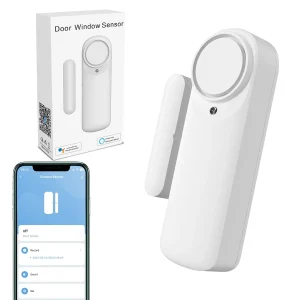 Smart Wifi Contact Door Window Sensor Alarm Beep Contact Wireless Door Detector Works With Smart Life Tuya Smart Home Alexa