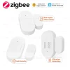 Smart ZigBee Window Door Sensor with Lux or Vibration Detection Home Security Real-time Alarm Work with Home Assistant Z2mqtt