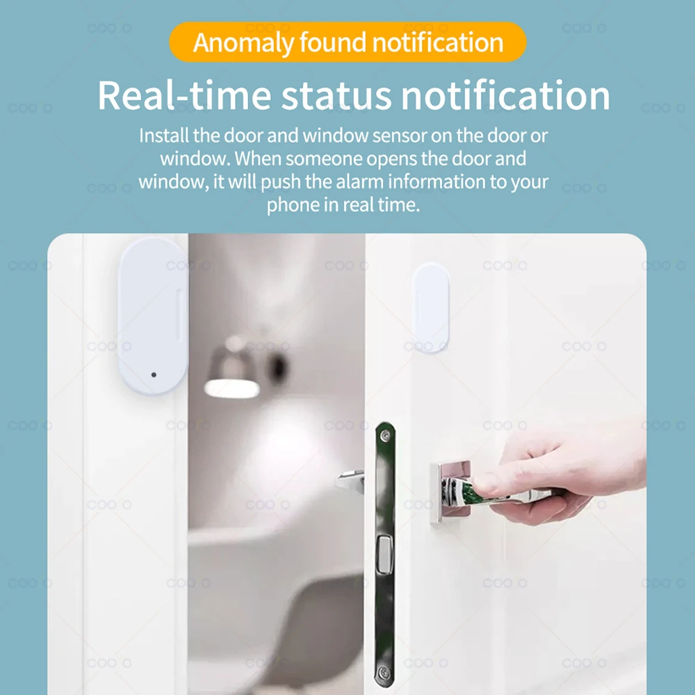 Smart ZigBee Window Door Sensor with Lux or Vibration Detection Home Security Real-time Alarm Work with Home Assistant Z2mqtt - Image 6