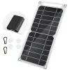 Solar Panel 30W USB Type-C Waterproof Outdoor Hiking Camping Portable Battery Mobile Phone Charging Bank Charging Panel 6.8V