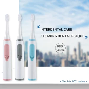 Sonic Electric Toothbrush for Men and Women Adult Household Non Rechargeable Soft Hair IPX6 Waterproof