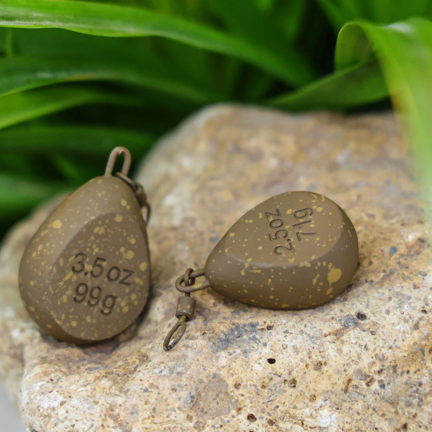 Sougayilang Droplet Shaped Lead Sinker Anti Rust Coating 42/71/85/99/128g Specification Carp Fishing Specific Lead Sinker - Image 6