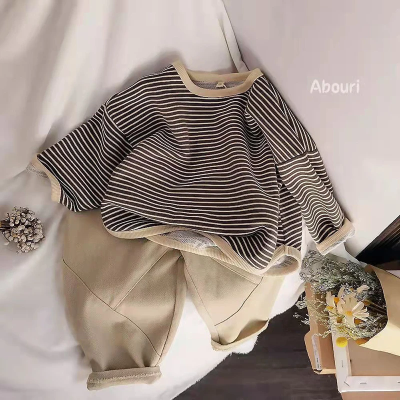 Spring Kids Sweatshirt For Toddler Boys Girls Top Clothes Autumn Cotton Long Sleeve T-Shirt Children Clothes 1-8Yrs Boys Clothes - Image 4
