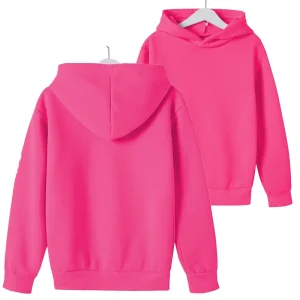 Spring and Autumn Kids Hot selling Hoodies 2-12 Year Old Boys and Girls Casual Hoodies Top Solid Color Sports Hoodies