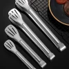 Stainless Steel Food Tongs Barbecue Tongs Meat Salad Steak Food Serving Clip Tweezers Long BBQ Cooking Tongs Kitchen Utensils