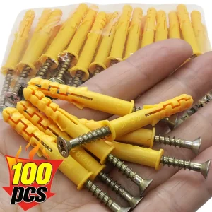 Stainless Steel Screws Expansion Pipe Self Tapping Screw Wall Drilling Plug Fasteners Drywall Anchors And Screws Assortment Kits