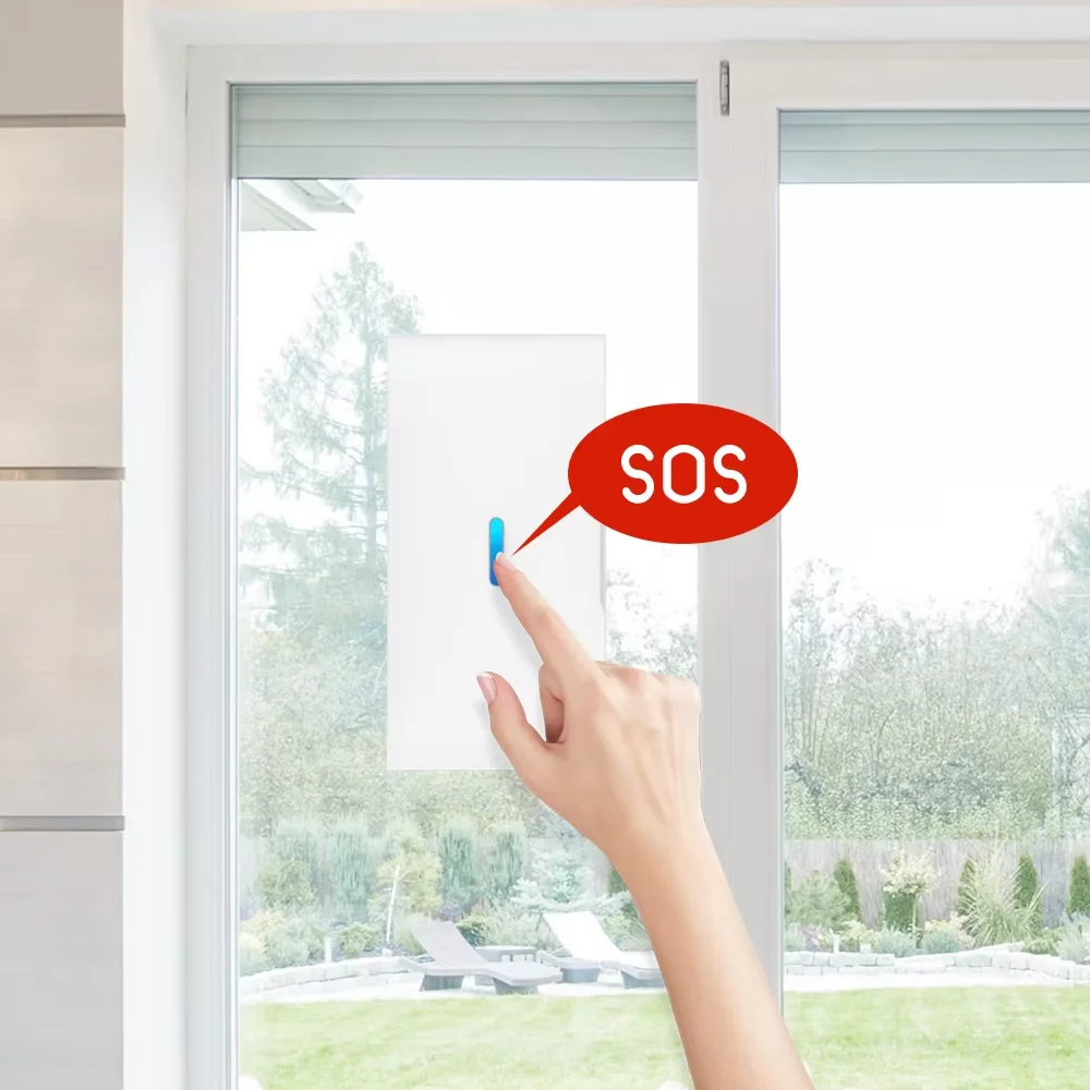 Staniot 433mhz Vibration Detector Window Sensor SOS Button Home Anti-Theft Device Wireless Glass Break Sensor Security Alarm - Image 4