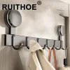 Suction Cup Bathroom Hooks Towel Hanger Nail Wall Rack Hooks Coat Clothes Holder for Bathroom Kitchen Accessories