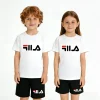 Summer Kids Letter Print 2PCS Outfits Casual Short Sleeve T-Shirt & Shorts Set Sports Tracksuit for Boys Girls 3-12Y