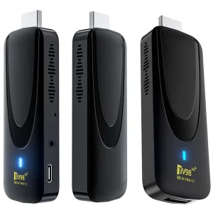 TV98 ATV X7 Mini TV Stick WiFi 2.4G 5G BT5.0 Android 14 Smart TV Box HD 4K 8K Smart Home Player