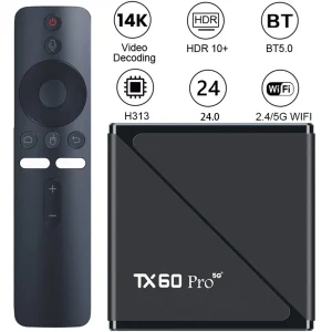 TX60 PRO Android 10 Display 24 Network Player TV Set Top Box Smart TV Box Allwinner H313 Quad Core Smart TV Box Media Player