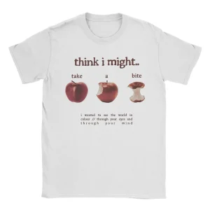 Take A Bite T Shirt Women Clothing Fashion Short Sleeve Round Collar Tees Trendy T-Shirt Casual Women Clothes