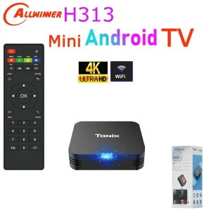 Tanix TX1 Android TV Box Allwinner H313 2.4G Wifi RAM 1GB 2GB ROM 8GB 16GB Power by DC 5V 2A Mini Media Player Smart TV BOX