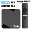 Tanix TX5 Android 14 TV Box Amlogic S905Y5 2.4G 5G Wifi BT